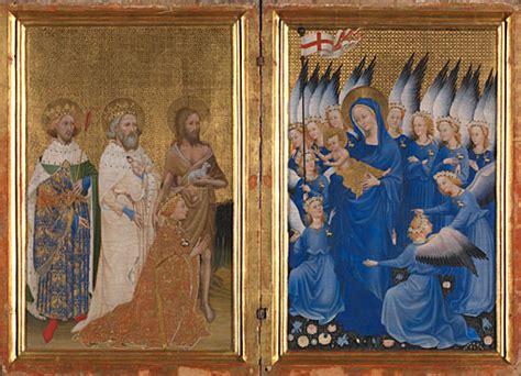  The Wilton Diptych:  A Tapestry Woven with Majesty and Mysticism!