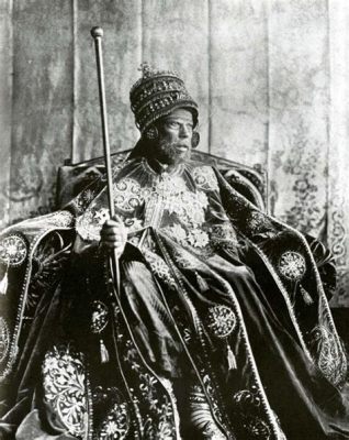   The Coronation of Menelik II : A Tapestry of Ethiopian Royalty and Divine Lineage!